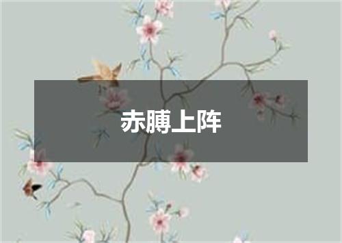 赤膊上阵