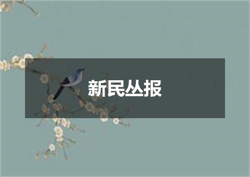 新民丛报