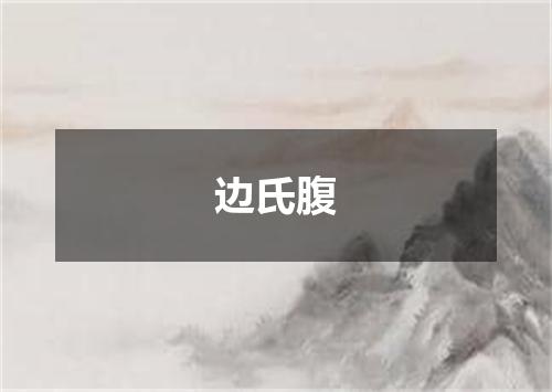 边氏腹
