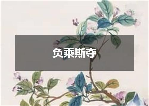 负乘斯夺