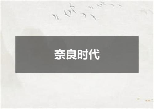 奈良时代