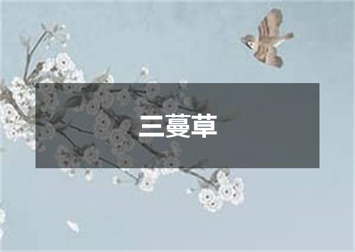 三蔓草