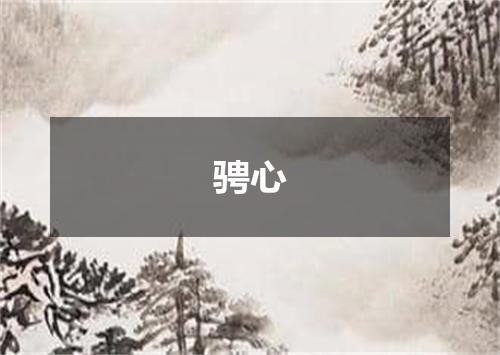 骋心
