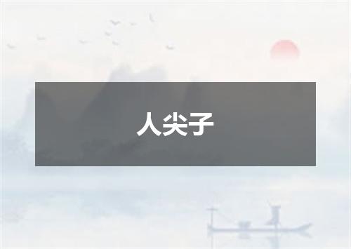 人尖子
