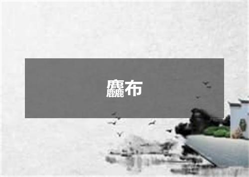 麤布