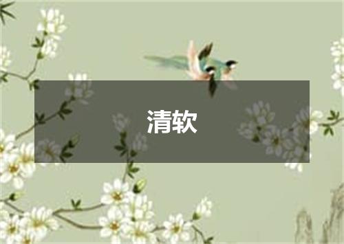 清软