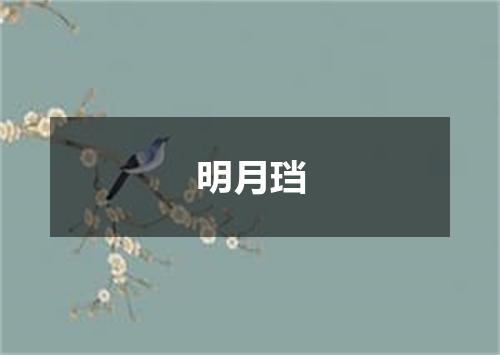 明月珰