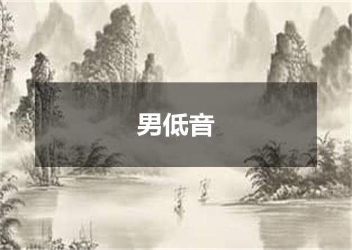 男低音