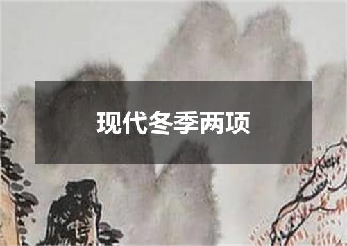 现代冬季两项