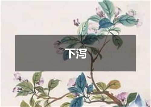 下泻