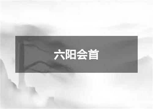 六阳会首