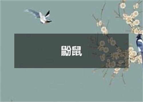 鼢鼠