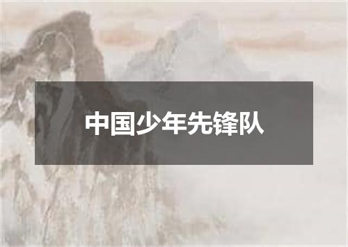 中国少年先锋队