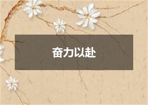 奋力以赴