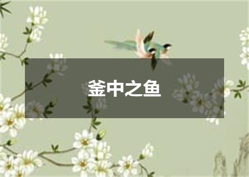 釜中之鱼