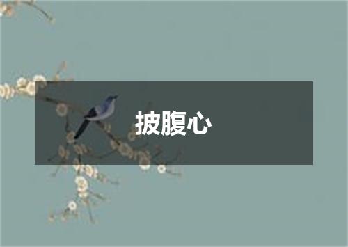披腹心