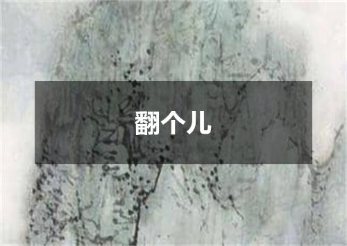翻个儿