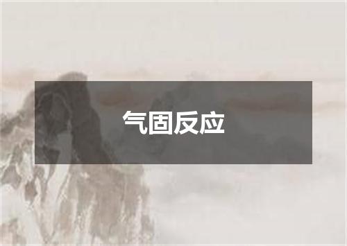 气固反应