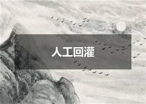 人工回灌