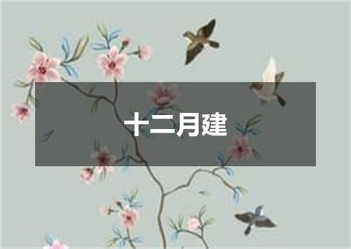 十二月建