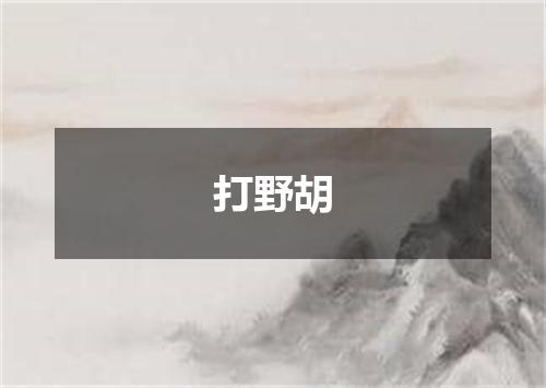 打野胡