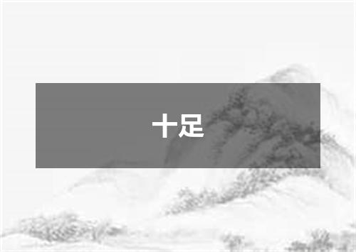 十足
