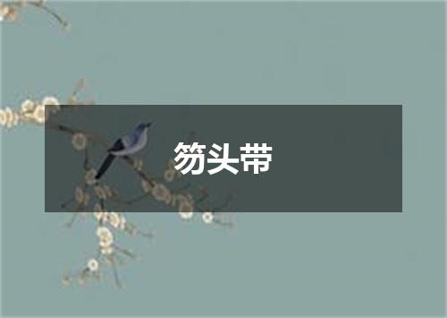 笏头带