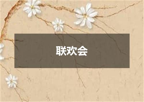 联欢会