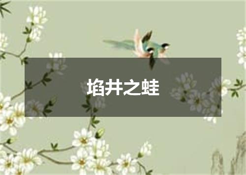 埳井之蛙
