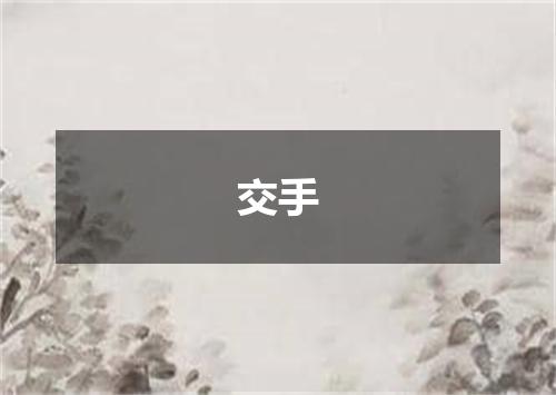 交手