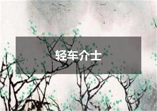 轻车介士