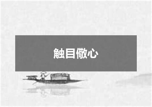 触目儆心