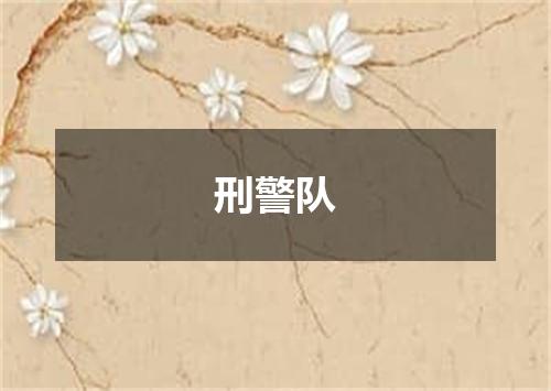 刑警队