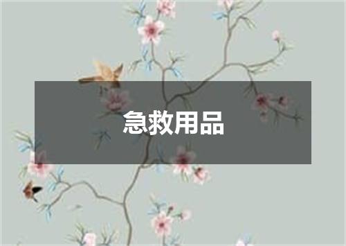急救用品
