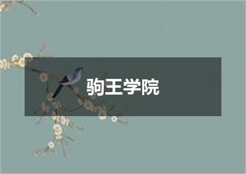 驹王学院