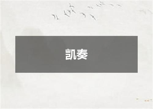 凯奏