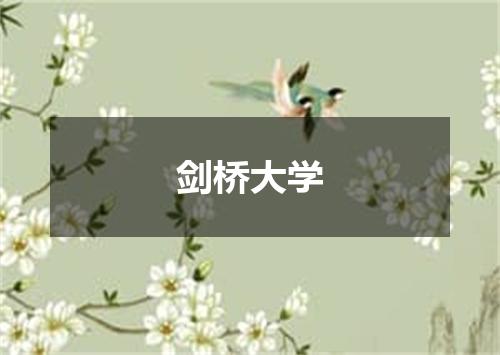 剑桥大学