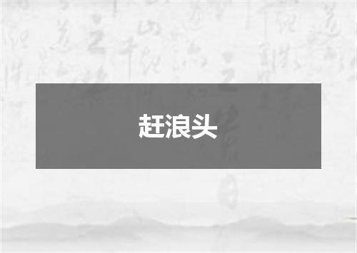 赶浪头