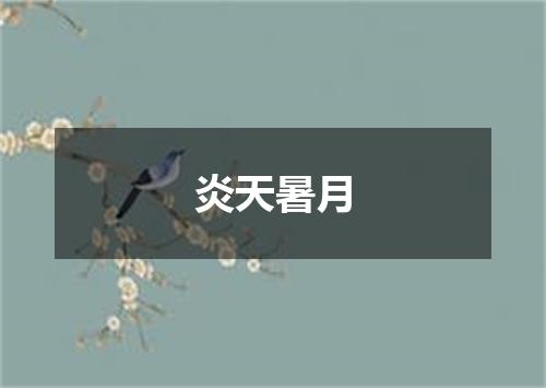 炎天暑月