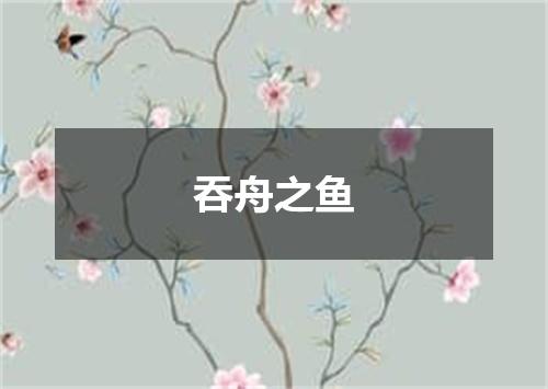 吞舟之鱼