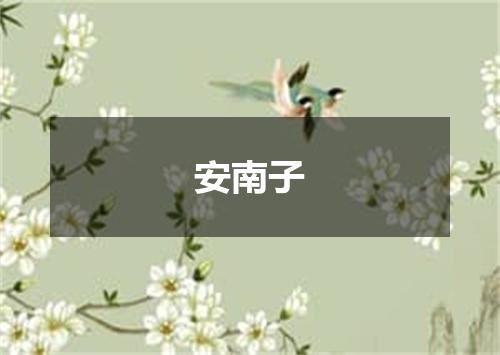 安南子