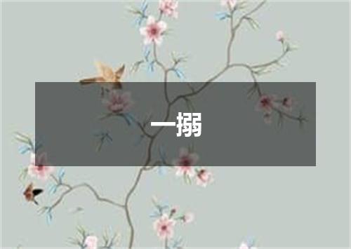 一搦
