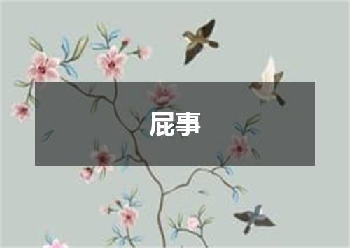 屁事