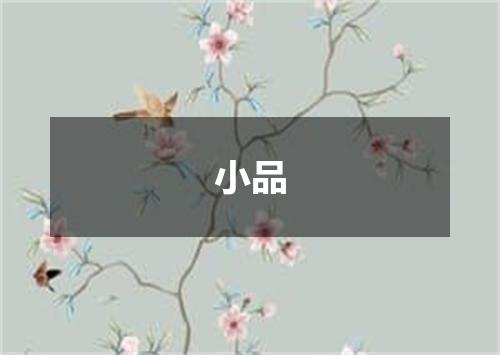 小品