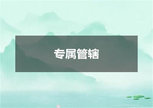 专属管辖