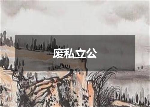 废私立公