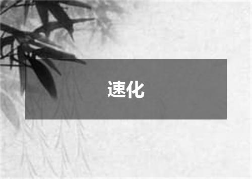 速化
