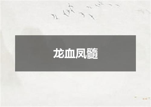 龙血凤髓