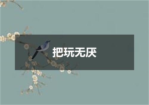 把玩无厌