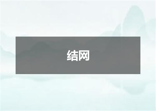 结网